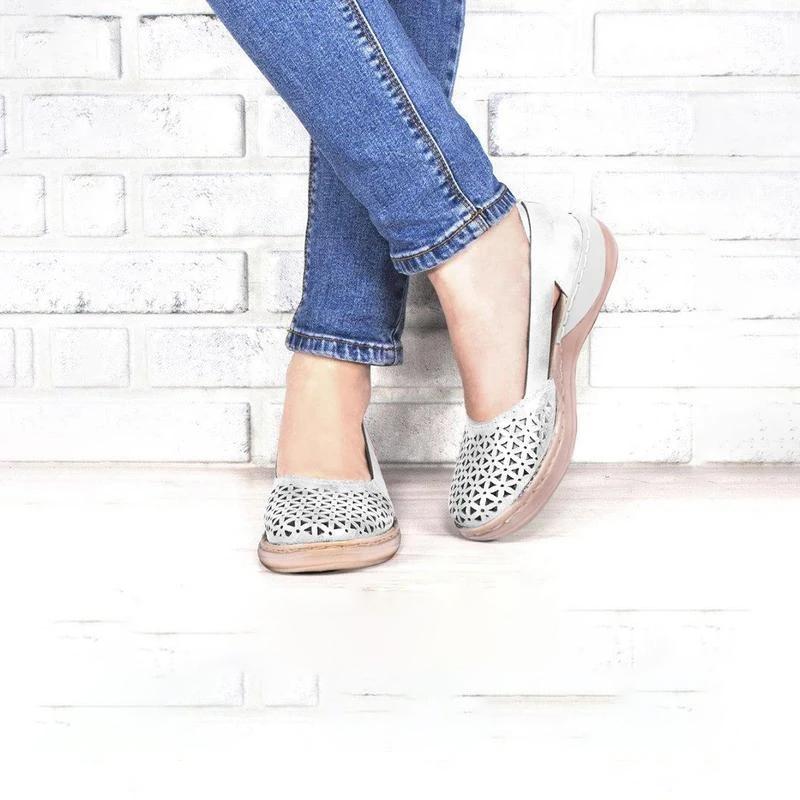 Woman Round-toe Hollow-out Breathable Sandals