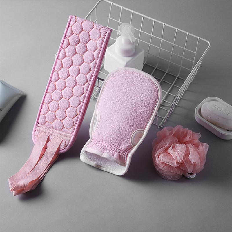 3pcs/set Splish Splash Scrubber Shower Gloves and Bath Ball