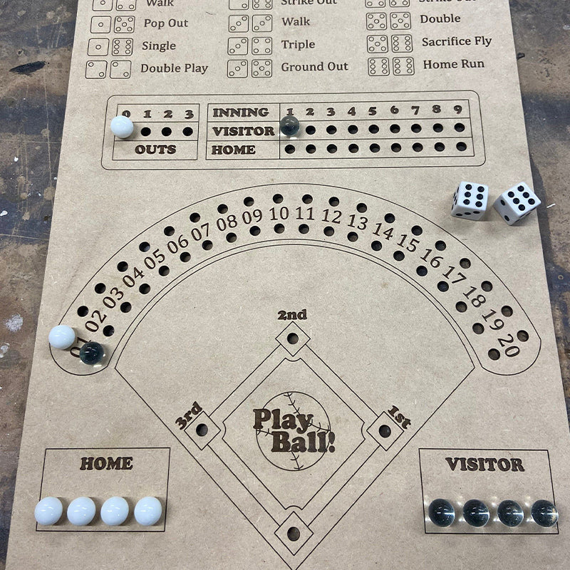 🎲Baseball Dice Board Game
