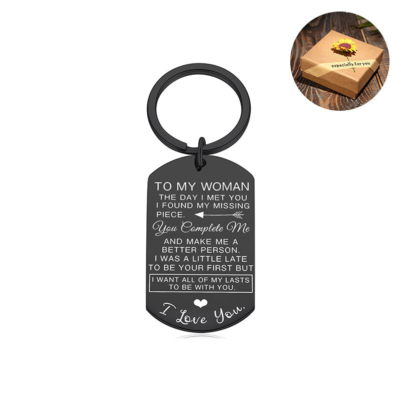 I Want All of My Lasts To Be With You Couple Keychain - 💖Valentine’s Gifts