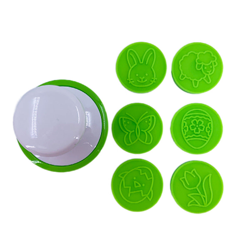 Non-Stick Cookie Stamp & Cutter Set
