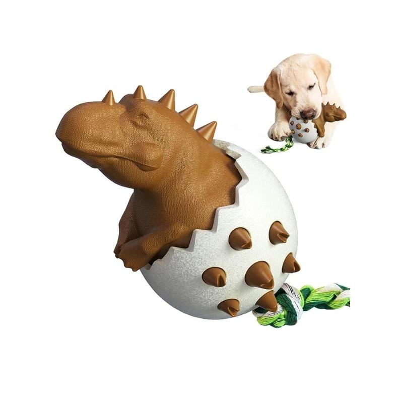 Dinosaur Eggs Dog Chew Toys Durable Puppy Molar Stick
