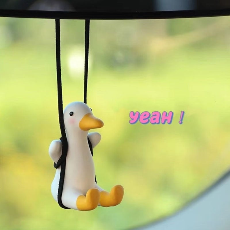 Car Flying Duck Hanging Ornament