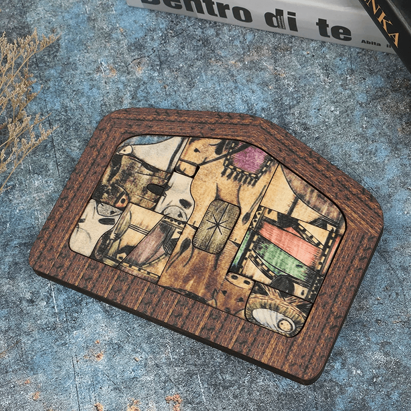 Wooden Jesus Puzzles Set