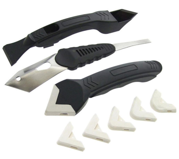 3 IN 1 SILICONE CAULKING TOOLS（STAINLESS STEELHEAD）