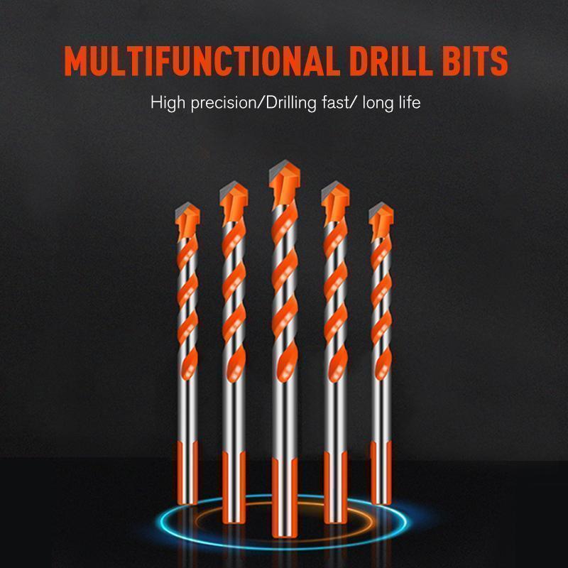Triangular-overlord Handle Multifunctional Drill Bits