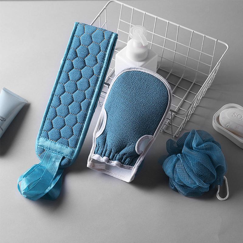 3pcs/set Splish Splash Scrubber Shower Gloves and Bath Ball