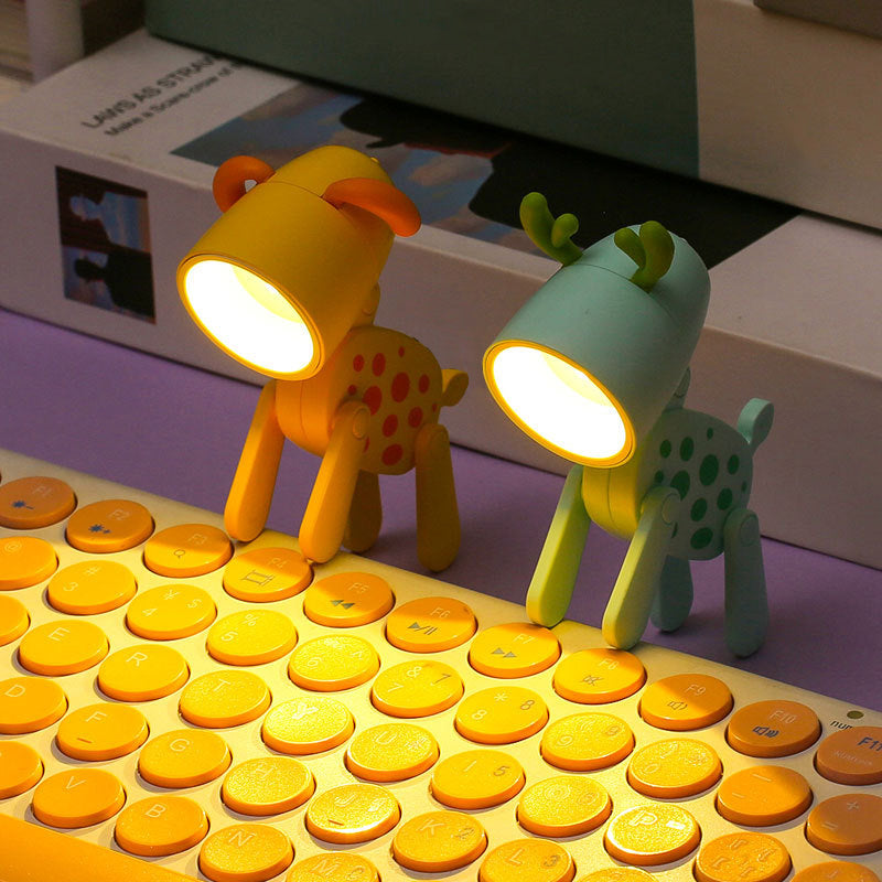 LED Cute Pet Night Light Decorative Ornament Gift Portable Mini Phone Holder Creative Led Desk Lamp