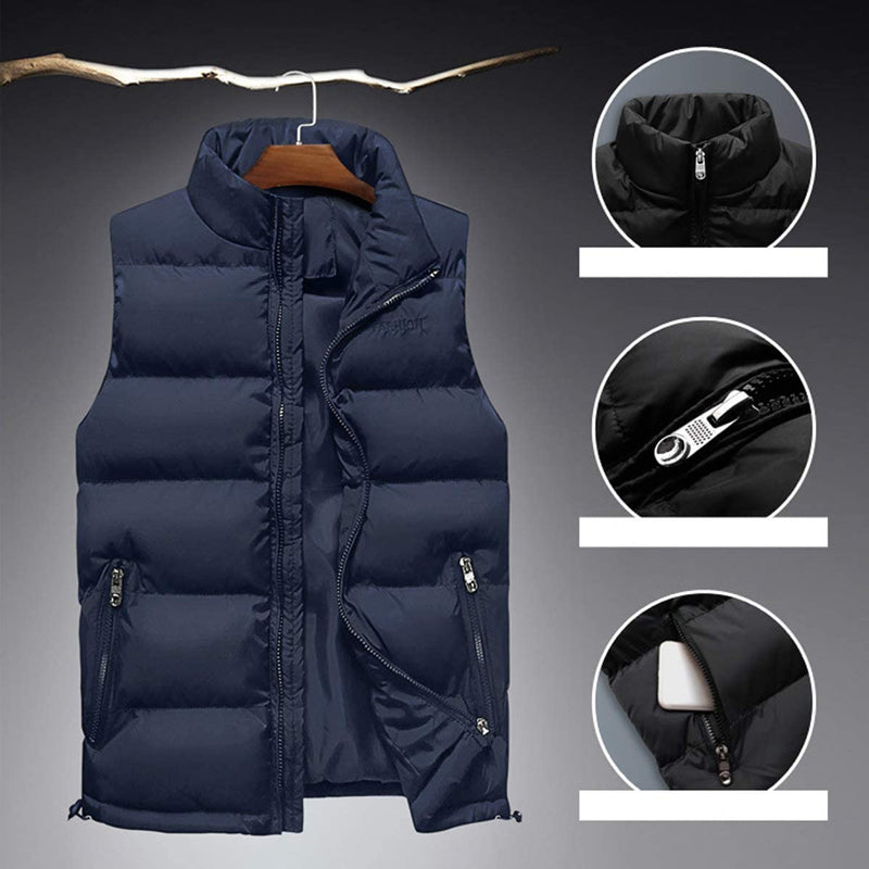 Mens Body Warmers Gilet Packable Ultralight Vest