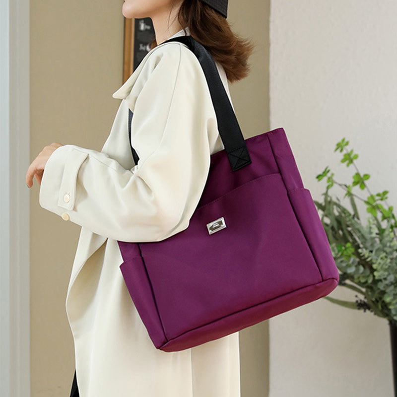 Lightweight Nylon Tote Bag Waterproof Shoulder Bag for Women
