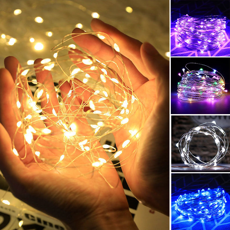 USB Remote Control Copper Wire Light String for Holiday Decoration