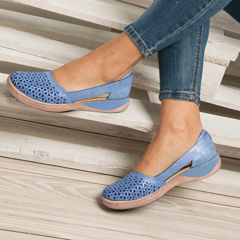 Woman Round-toe Hollow-out Breathable Sandals