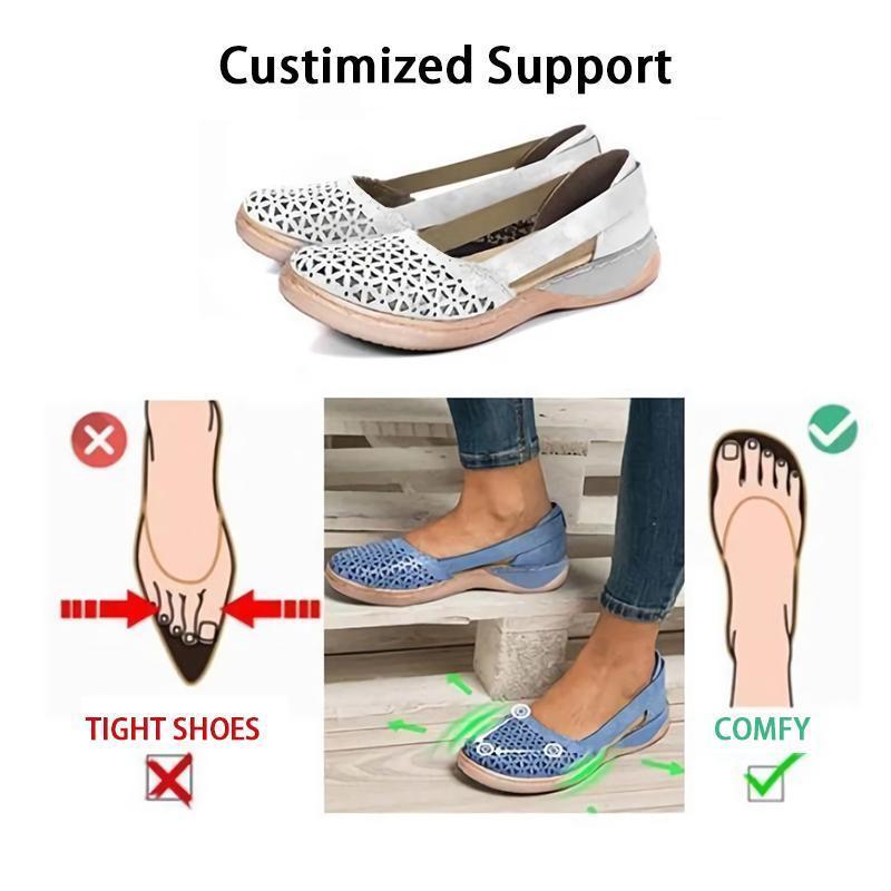Woman Round-toe Hollow-out Breathable Sandals