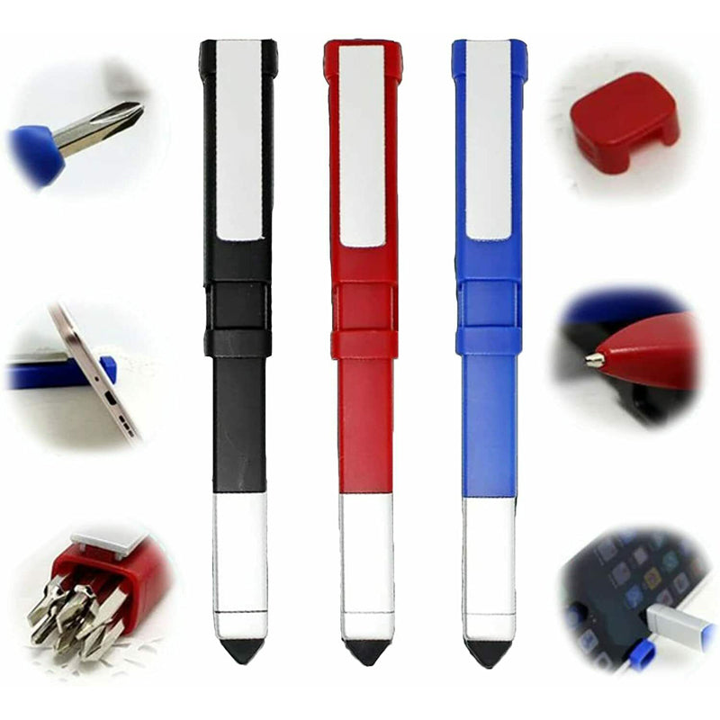 Pen-Shaped Phone Holder with Screwdriver Sets