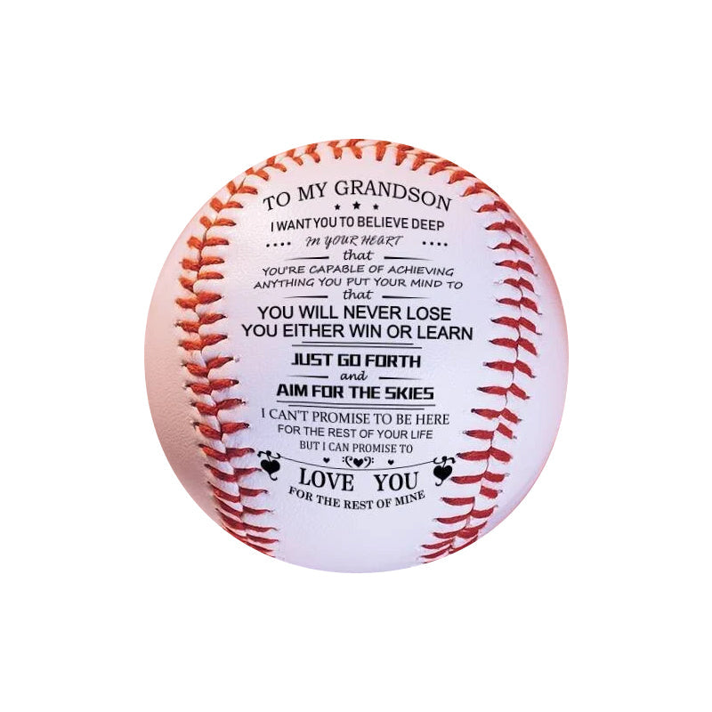 Best Gift🎁To My Grandson - You Will Never Lose - Baseball