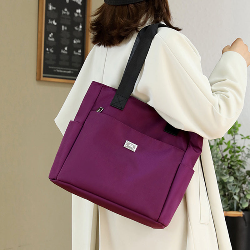 Lightweight Nylon Tote Bag Waterproof Shoulder Bag for Women