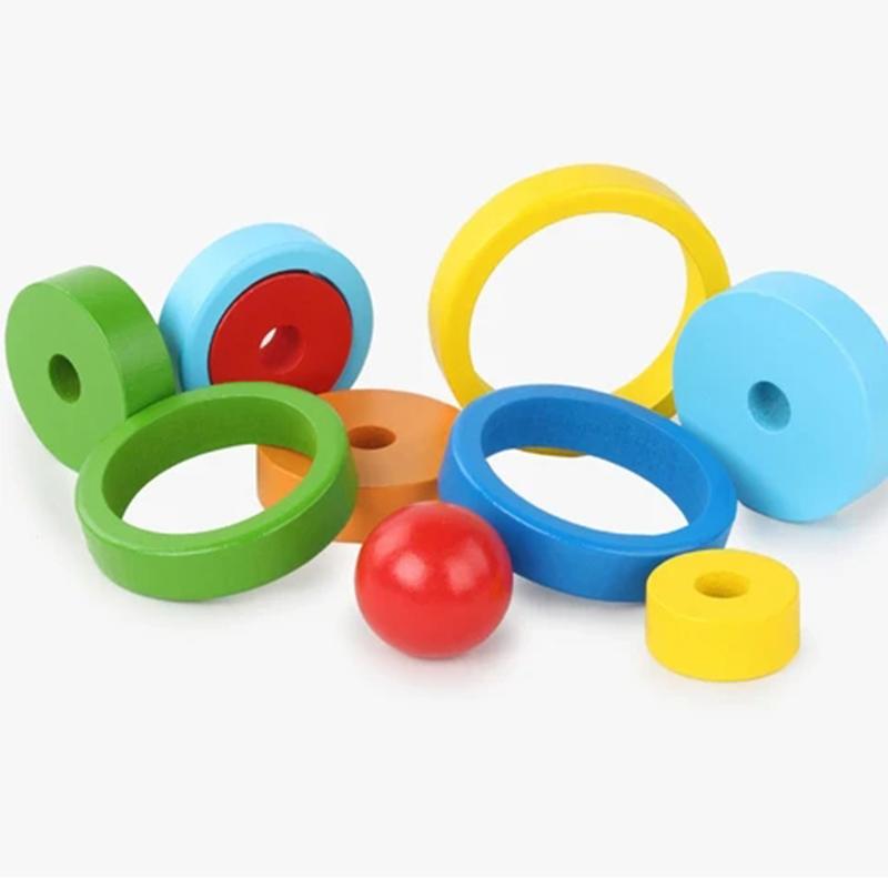 Educational Tower of Matching Building Blocks Toy | Christmas Gifts