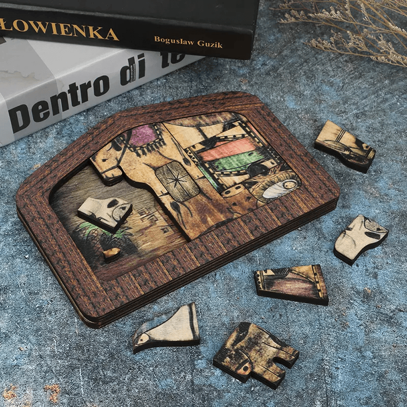 Wooden Jesus Puzzles Set