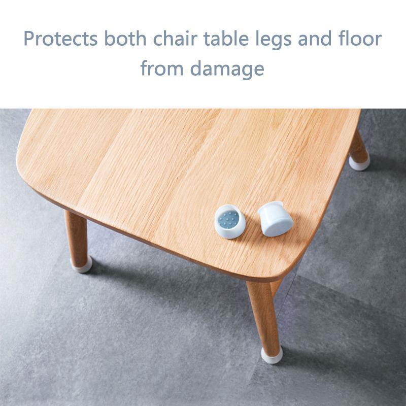 Upgraded Furniture Silicone Protection Covers Chair Leg Covers with Felt