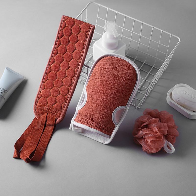 3pcs/set Splish Splash Scrubber Shower Gloves and Bath Ball
