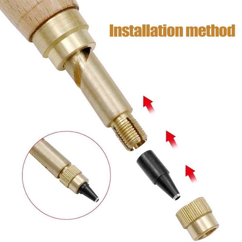 DIY Leather Punch Rotary Punch Automatic Hole Puncher Craft Tool