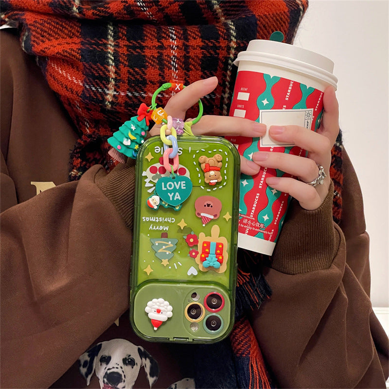 Christmas Tree Pendant For iPhone Cover with Mirror