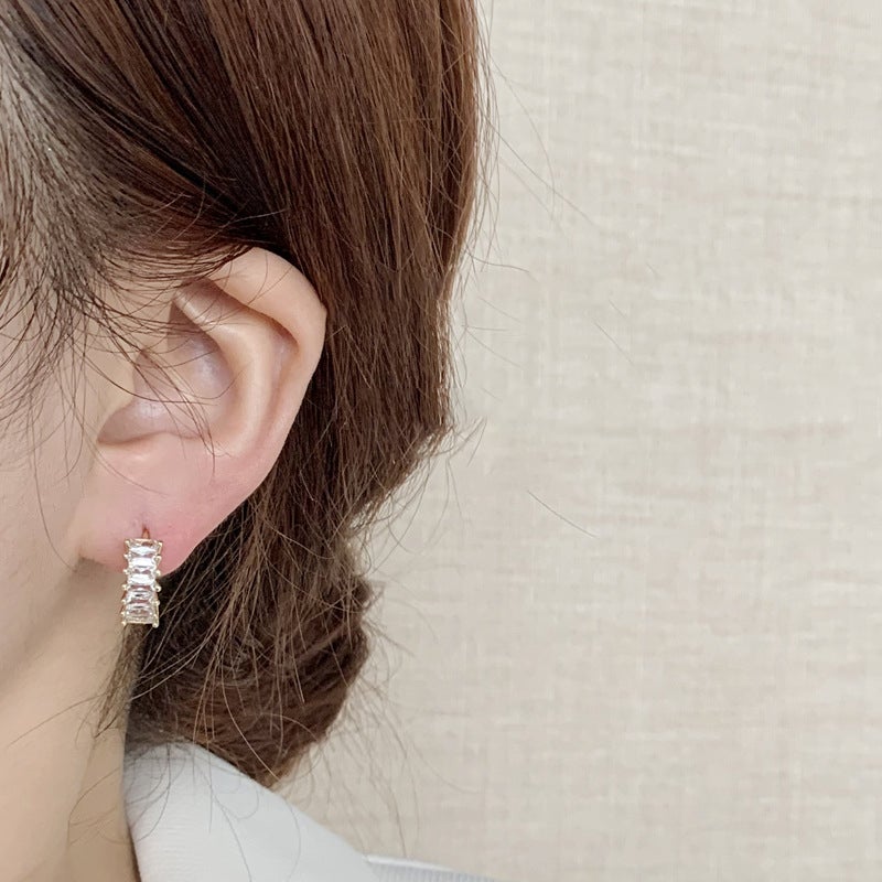 Embrace The Future - Premium Zircon Stud Earrings