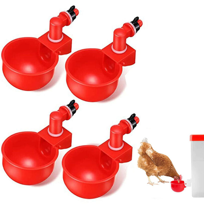 Automatic Poultry Waterer Auto Chicken Water Drinker Cup