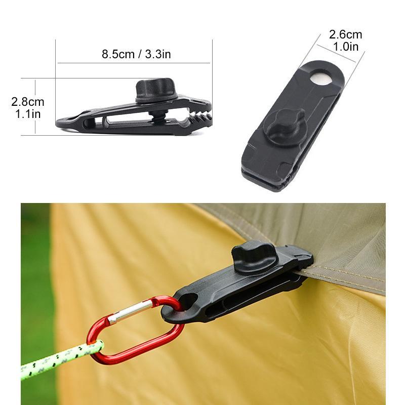 Reusable Linoleum Tent Clips