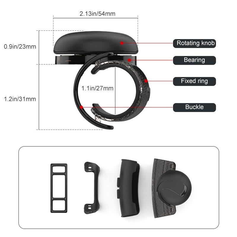 🚙Universal 360° Steering Wheel Booster Knob🎊