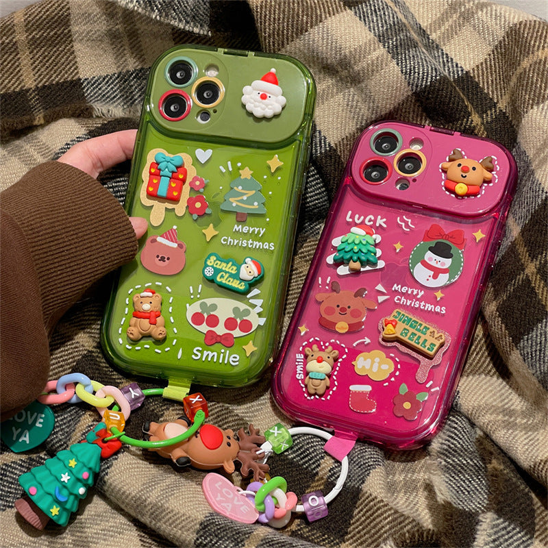 Christmas Tree Pendant For iPhone Cover with Mirror