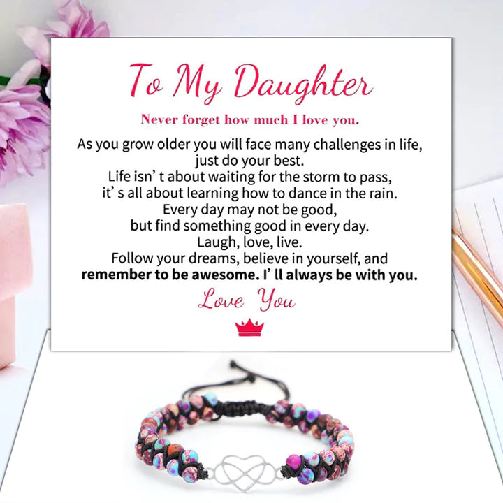 For Daughter/Granddaughter - For You Are Always In Mine Beads Bracelet