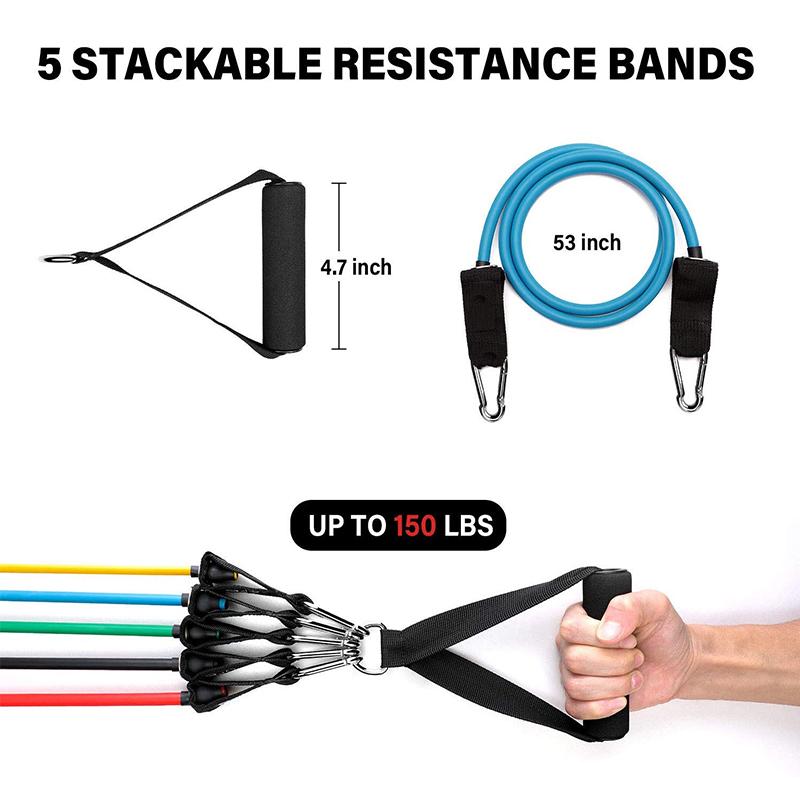 11pc Resistance Band Set