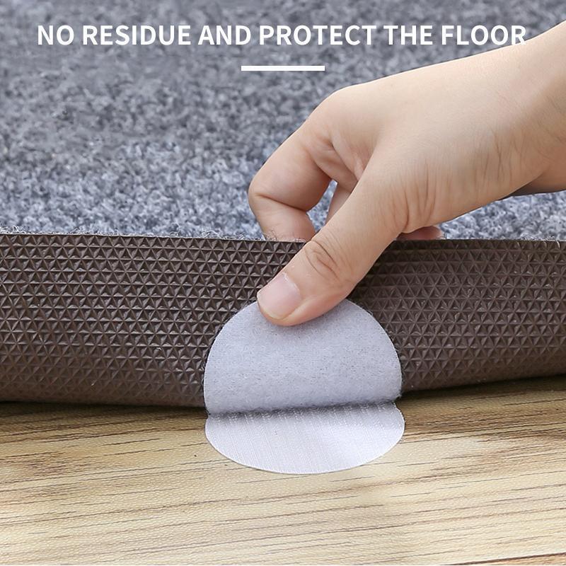Double-sided Hook Loop Dots Non-slip Fixing Sticker (5 Pairs / Set)