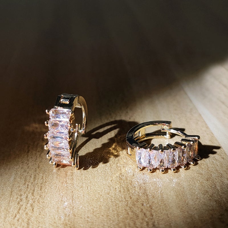 Embrace The Future - Premium Zircon Stud Earrings
