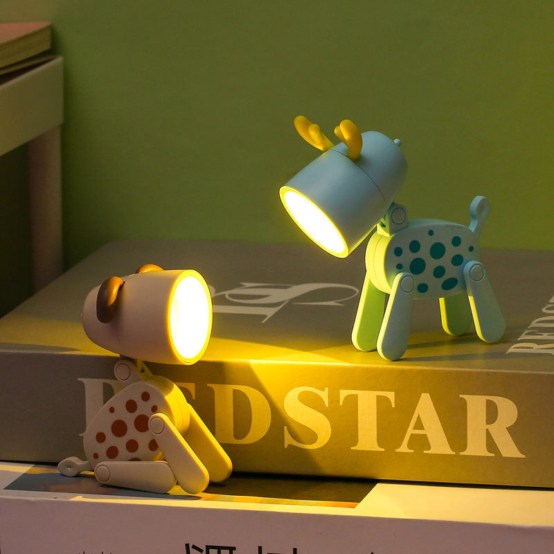 LED Cute Pet Night Light Decorative Ornament Gift Portable Mini Phone Holder Creative Led Desk Lamp