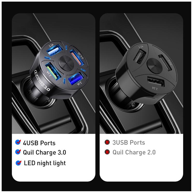 Dimoohome™ 4-IN-1 Fast Charging Port for Car