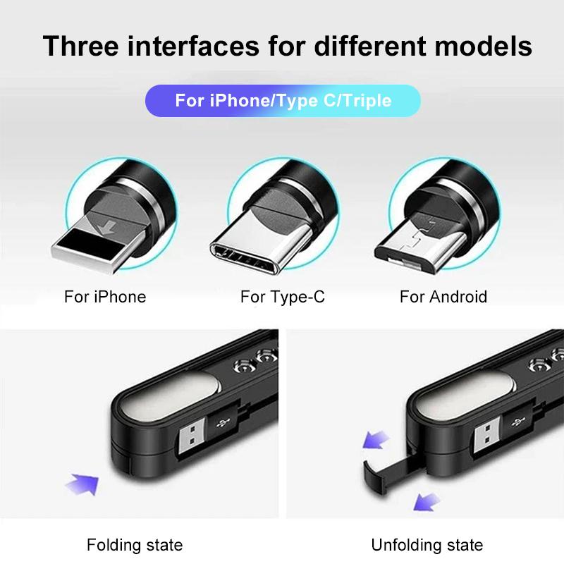 🔥55% OFF🔥3-in-1 Magnetic Portable Charging Cable