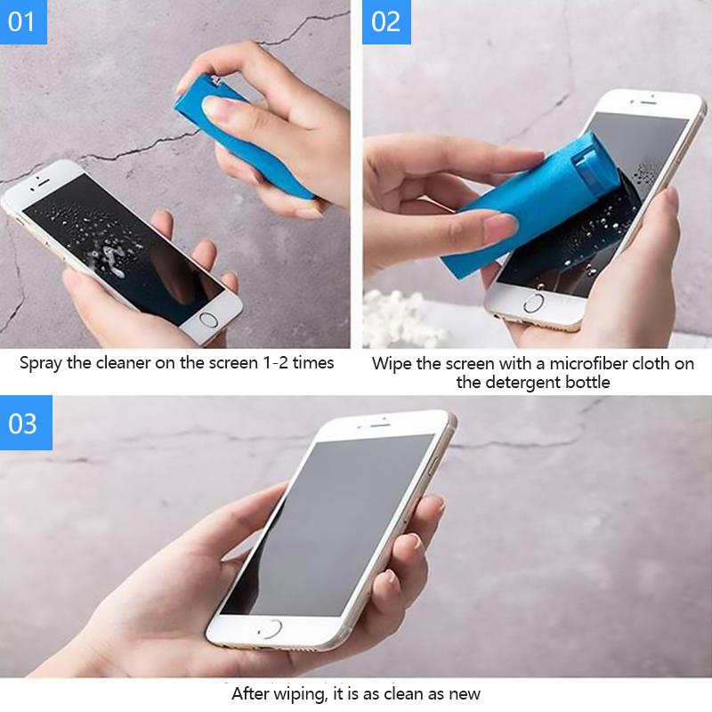 3 In 1 Screen Cleaner Spray Touchscreen Mist Cleaner
