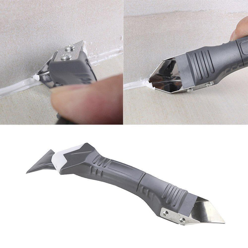 3 IN 1 SILICONE CAULKING TOOLS（STAINLESS STEELHEAD）