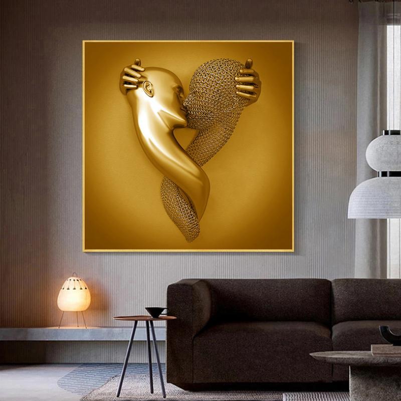 Love Heart 3D Effect Wall Art Painting