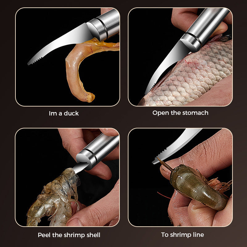 5 in 1 Multifunctional Shrimp Line Fish Maw Knife