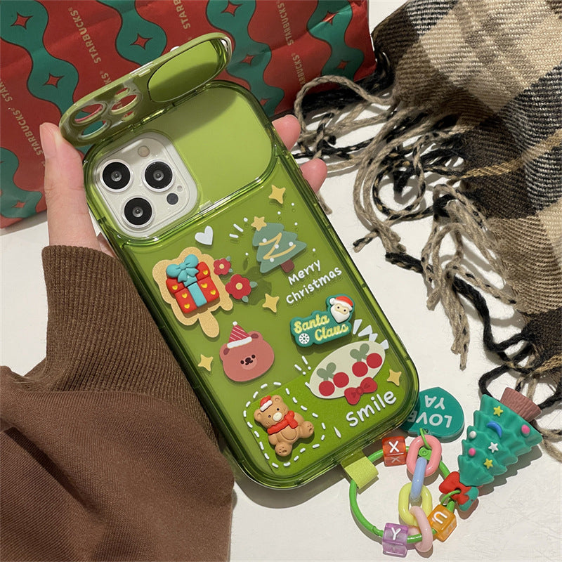 Christmas Tree Pendant For iPhone Cover with Mirror