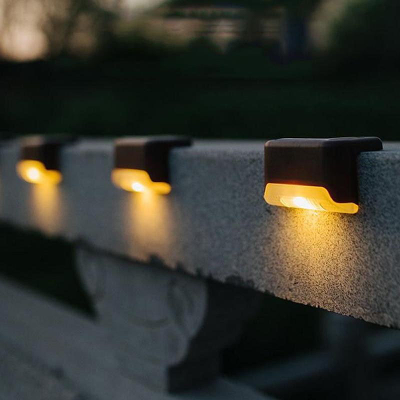 Outdoor Waterproof Stair Solar Lights (4 PCS)