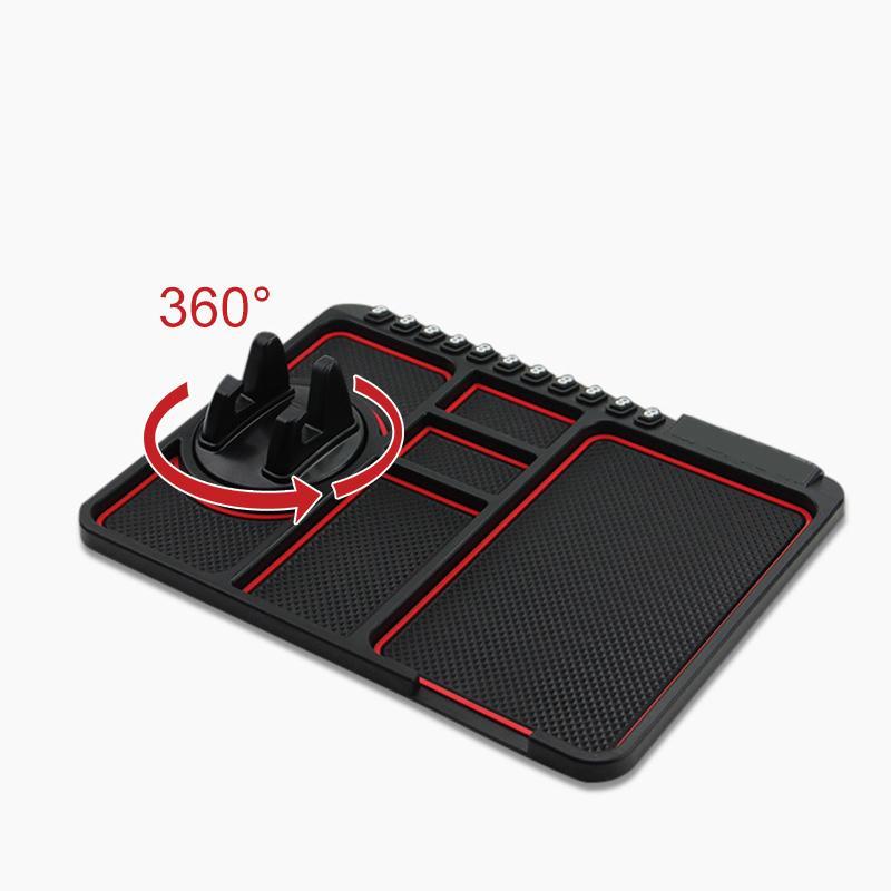 Anti-Skid Car Dashboard Sticky Pad, 4 in 1Multi-function Non-slip Phone Holder