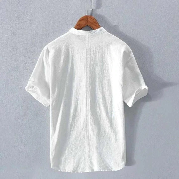 Provence Linen Solid Color Shirt for Men