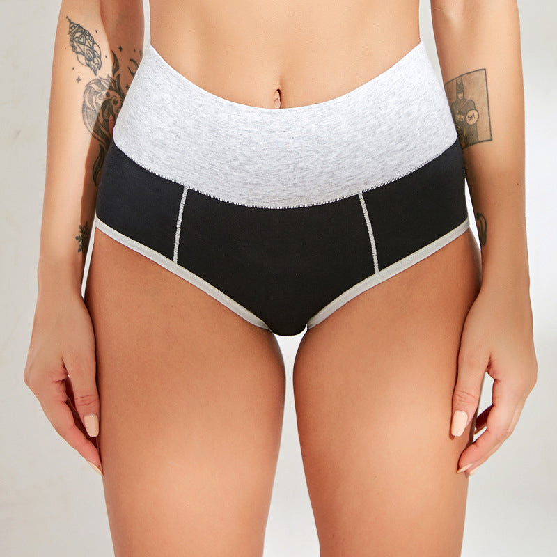 Ladies High Waist Knickers Plus Size Cotton Briefs