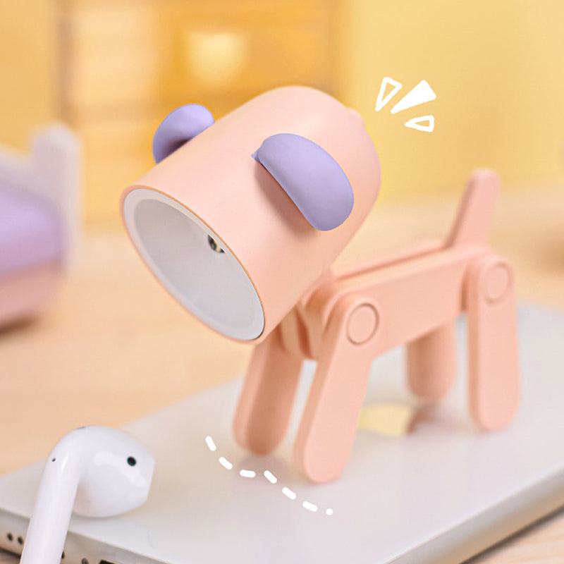 LED Cute Pet Night Light Decorative Ornament Gift Portable Mini Phone Holder Creative Led Desk Lamp