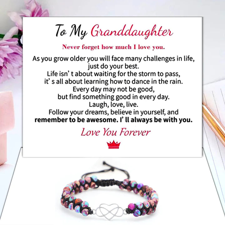 For Daughter/Granddaughter - For You Are Always In Mine Beads Bracelet