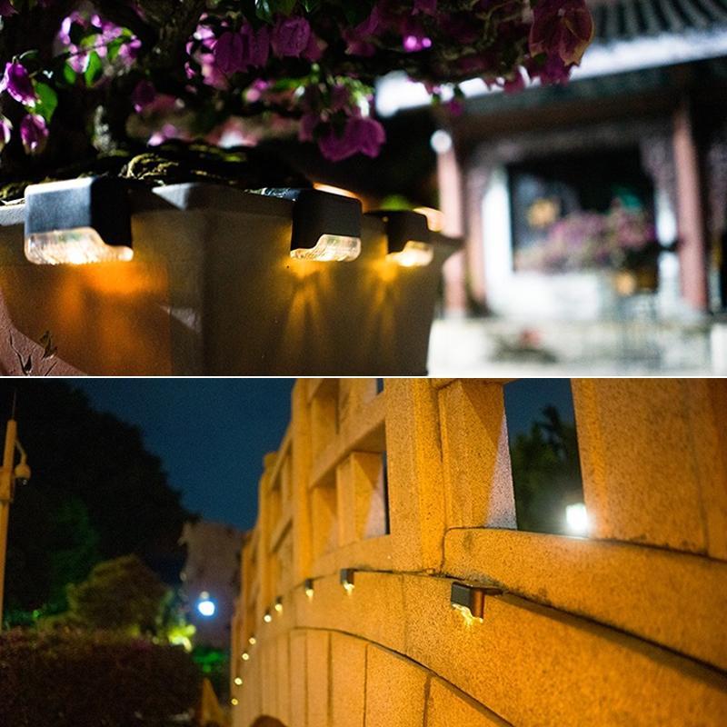 Outdoor Waterproof Stair Solar Lights (4 PCS)